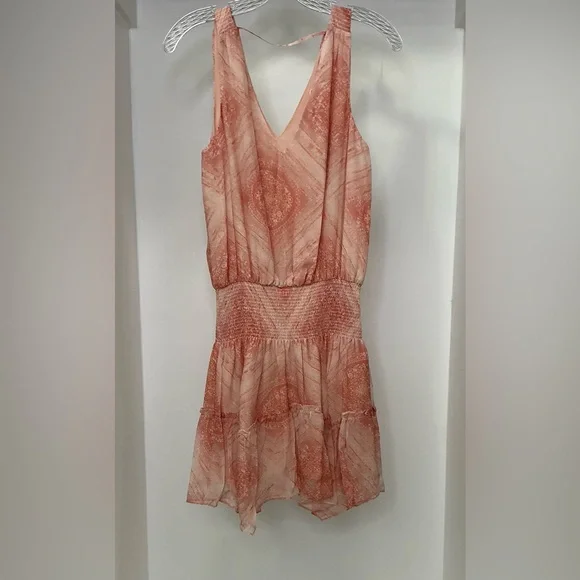 NWT  Ramy Brook Sandra Silk Blend Mini Dress ~ Size M - Picture 4 of 5